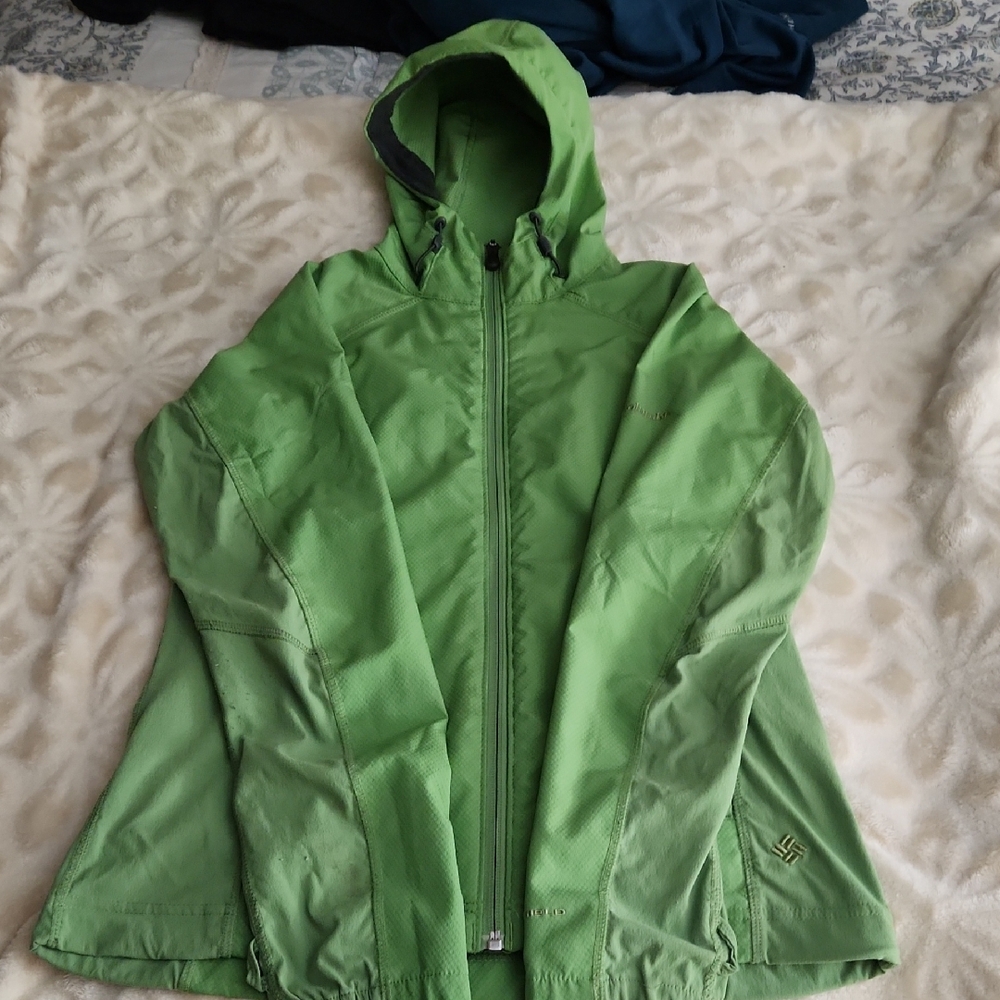Women's Green Hooded Jacket